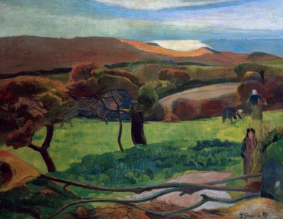 Landscape in Brittany by Paul Gauguin